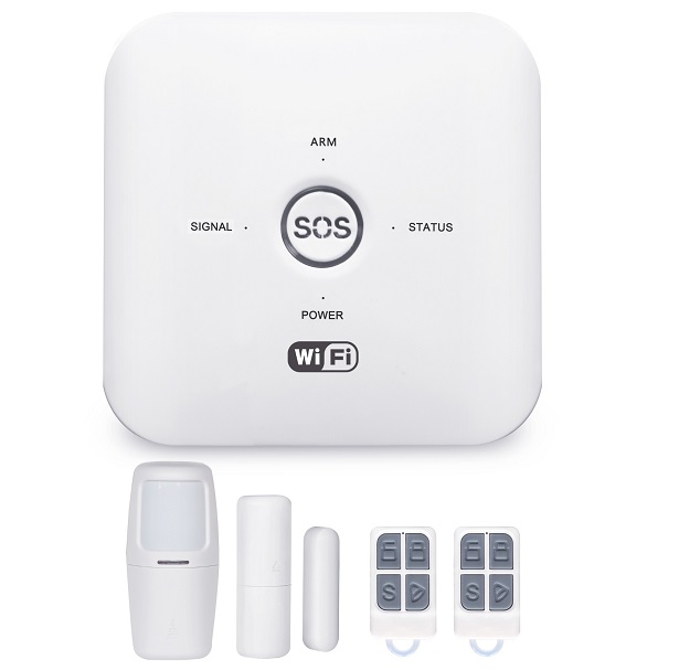 Bộ báo động chống trộm qua Wifi + Sim SmartZ GW03