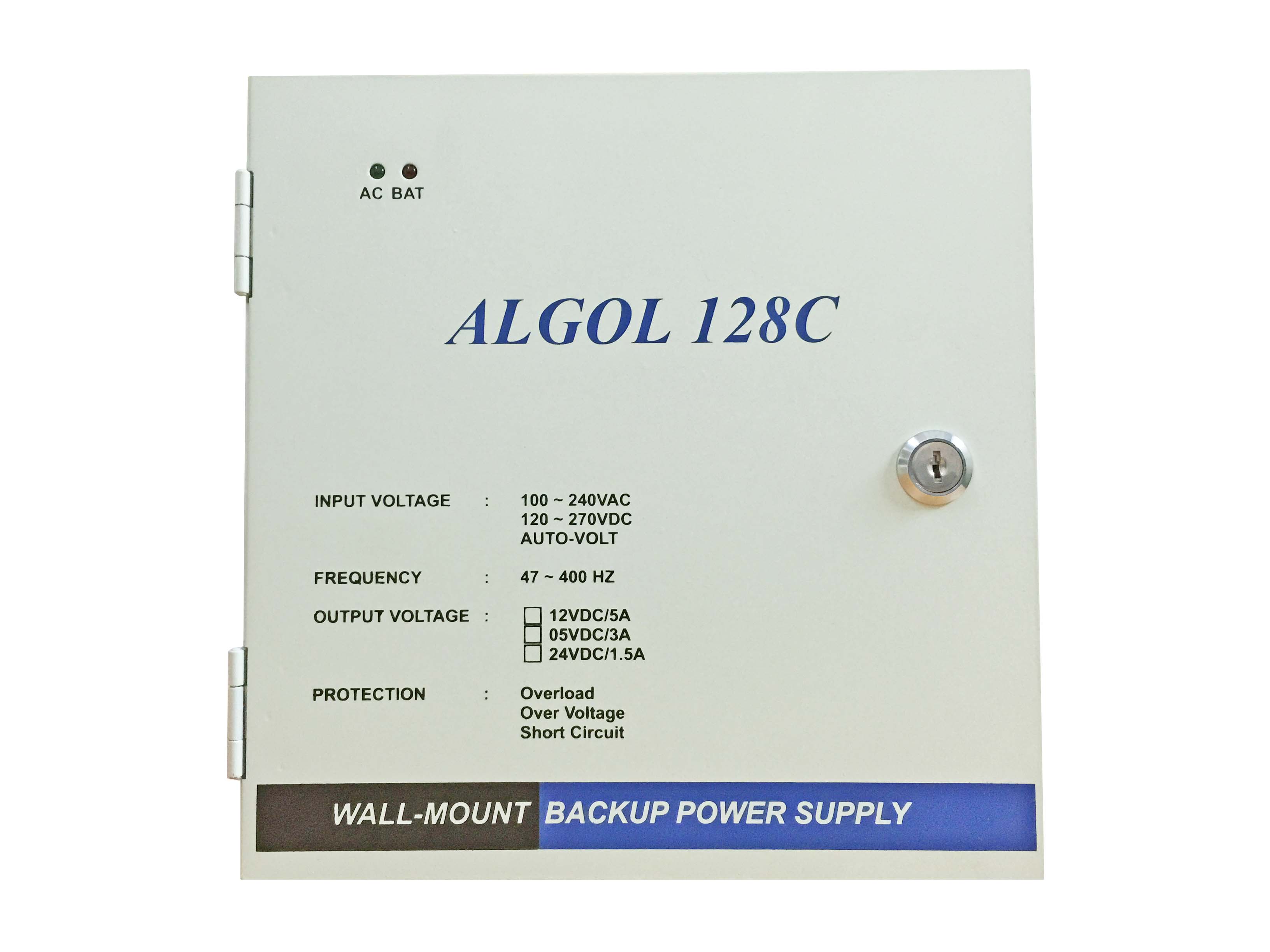 Nguồn Backup Treo Tường ALGOL 128C 12VDC-7Ah