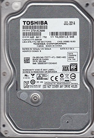 Ổ CỨNG TOSHIBA 3.5" PC/DESKTOP 500GB DT01ACA050