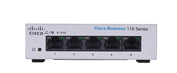 5-Port Gigabit Ethernet Unmanaged Switch CISCO CBS110-5T-D-EU